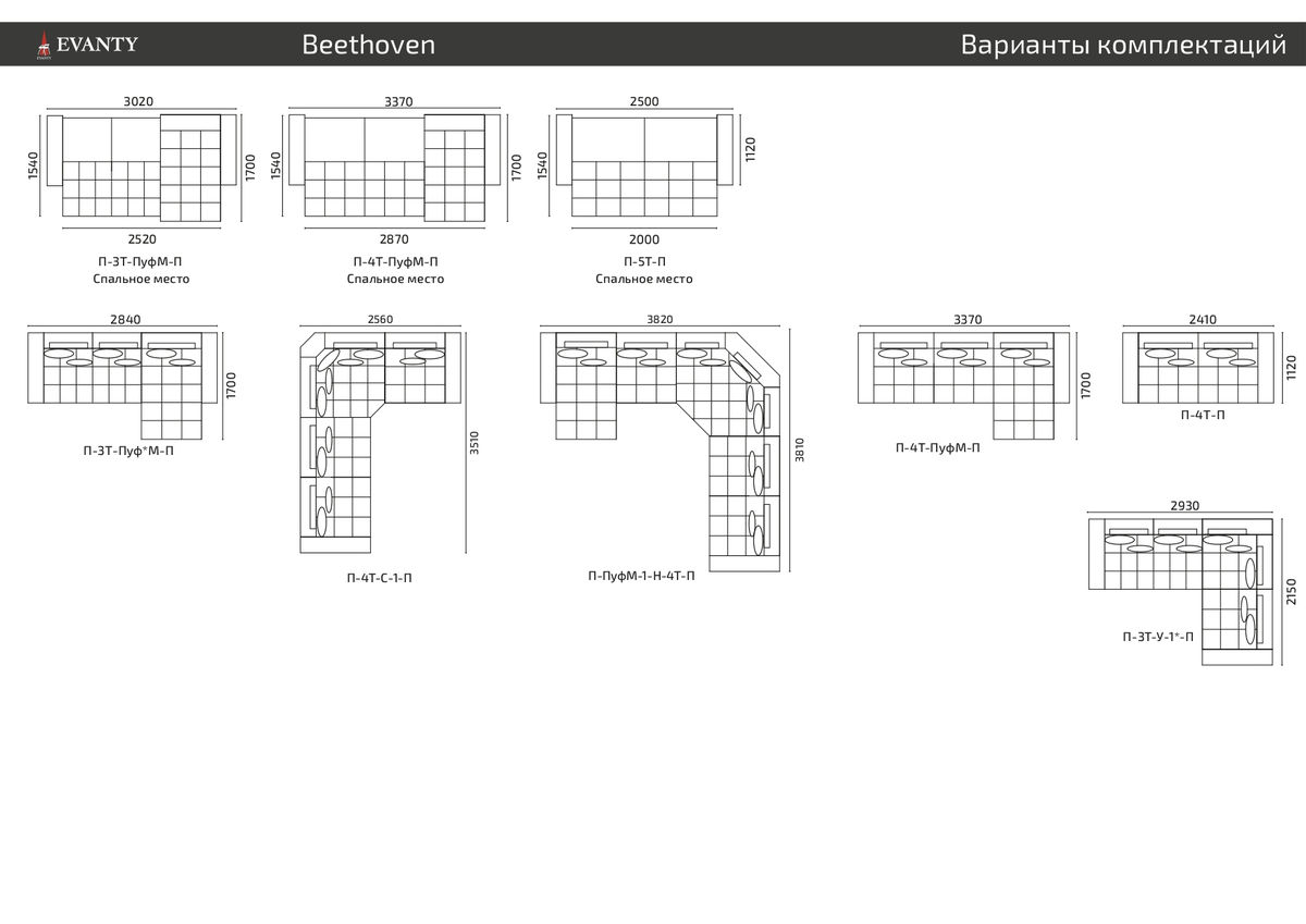 Варианты кроя